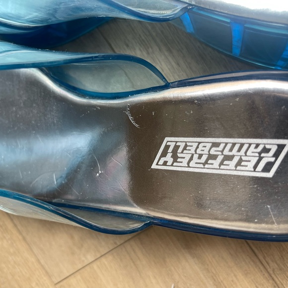 JEFFERY CAMBELL Blue 💙 Barbie Platform Sandals - Picture 5 of 9